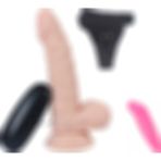 Bonilove Hunk 17 cm 10 Modlu Belden Bağlamalı Titreşimli Realistik Penis+Mini Vibratör