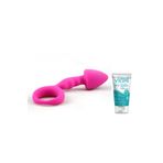 Bonilove Kolay Tutulabilir Renkli Slikon Anal Plug+Jel
