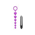 Bonilove Lıly Vücut Uyumlu 23 Cm Anal Zevk Boncukları+ Mini Vibratör