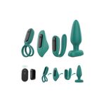 Bonilove Love Tek Kumanda Ile 4 Farklı Ürünü Kontrol Edebilen Çiftlere Özel 4 Parça Vibratör Seti