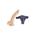 Bonilove Markes 20 Cm Belden Bağlamalı Strap On Realistik Dildo