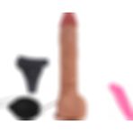Bonilove Shoufei 24 cm Olabilen Belden Bağlamalı Realistik Penis+Mini Vibratör