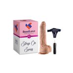 Bonilove Ten Dokusunda Tasarlnan 18 Cm Oynar Başlıklı Realistik Yapay Vibratör