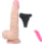 Bonilove Ten Rengi Hunk Eagle 17 cm Esnek Realistik Belden Bağlamalı Penis+Mini Vibratör