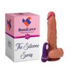 Bonilove Ultra Yumuşak Cilt Dostu Silikondan Üretilen Güçlü Vantuz Tabanlı 22 Cm Realistik Penis
