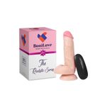 Bonilove Vücut Için Güvenli Malzemeden Üretilen 15 Cm 10 Modlu Titreşimli Realistik Dildo