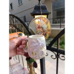 Bonita Bon Luxe El Yapımı 3D Kabartmalı Seramik Kupa | Fantastik Masal Temalı | El Boyaması Özel Tasarım Kahve & Çay Kupası | Koleksiyonluk Handmade Mug - Antik Mor