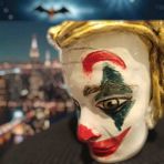 Bonita Bon Luxe Özel Tasarım El Yapımı Seramik Joker Face Surat Kupa Bardak - 001 - Beyaz