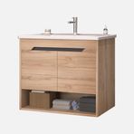 Bonitobagno Biana 80 cm Banyo Dolabı Alt Modül Ceviz