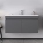Bonitobagno Capri 100 cm Banyo Dolabı Alt Modül Antrasit