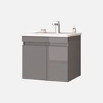 Bonitobagno Capri 60 cm Banyo Dolabı Alt Modül Antrasit