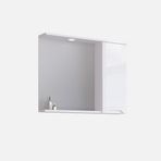 Bonitobagno Rita Aynalı 82 cm Banyo Dolabı Üst Modül Beyaz