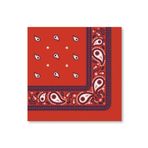 Bonjour Fete THOMAS & FRIENDS™ Büyük Kırmızı Bandana Peçeteler - THOMAS & FRIENDS™ Tren Temalı Peçeteler - Doğum Günü Partisi Malzemeleri - Tek Kullanımlık Parti Peçeteleri - Resmi Lisanslı -