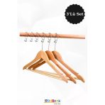 Bonjour Gift & Hobby 3'Lü Ahşap Askılık Kıyafet Askısı Etek, Gömlek, Pantolon