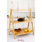 Bonjour Gift & Hobby Mien 2 Katlı Mutfak Bambu Raf Meyve Sebze Organizer