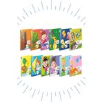 Bonkido "ilk Kitaplığım" Bebek Kitapları 12'lı Set (türkçe - Ingilizce Kelimeler)