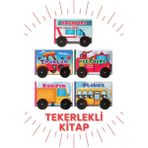 Bonkido Tekerlekli Kitaplar 5'li Set Eğlenceli Tasarım ile Çocukların Hayal Gücünü Geliştirir