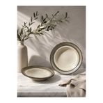 Bonna 2'li Cortado Spiral Gourmet Çukur Tabak 24 cm 400 cc salata/bowl/sulu yemek/makarna