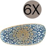 Bonna Alhambra Vago 36 cm 6'lı Dikdörtgen Tabak