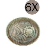 Bonna Coral 20x17 6lı Takım Sunum Tabağı