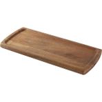 Bonna Dikdörtgen Sunum Tahtası 34*15 Cm Fincansız - Ahşap