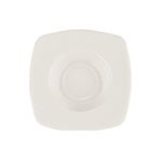 Bonna Porselen Krem Kare Çay Tabak 6lı Set