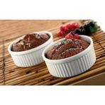 Bonna Porselen Optiva Rölyefli 6’li 210 cc Sufle Kabı - 210 ml