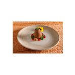 Bonna Porselen Patera Gourmet Düz Servis Kahvaltı Tabağı 25 Cm (6 Kişilik)