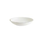 Bonna Retro Gourmet 12 Adet 15 cm 330 cc Kahverengi Kenar Çizgili Porselen Çukur Tabak