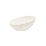 Bonnami Vanta Premium Porselen Kase 22 cm - Modern Beyaz Büyük Boy Salata, Meyve ve Sunum Kasesi