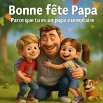 Bonne fête Papa: Parce que tu es un papa exemplaire
