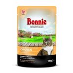 Bonnie 100 gr Pouch Tavuk Etli Gravy Kedi Konserve