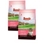 Bonnie 2x1500 gr Kuzu Etli ve Pirinçli Yetişkin Kedi Maması