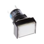 Bonnie 6xdc 24V Push Düğmesi Anlık Kendinden Sıfırlama Dikdörtgen Anahtarı LED Açık Beyaz 6 Adet (Yurt Dışından)