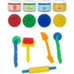 Bonnie Play Dough Doğal Oyun Hamuru Şekillendirici Seti 6 Parça 4 Adet