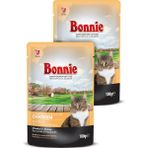 Bonnie Pouch Yetişkin Tavuklu 2x100 gr Kedi Maması