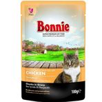 Bonnie Tavuklu Pouch Gravy Yetişkin 100 gr Kedi Konserve Maması