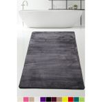 Bonny Home 100x150 cm Elite Antrasit Peluş Kaymaz Tabanlı Pufidik Banyo Halısı