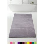 Bonny Home 120x180 cm Elite Gri Peluş Kaymaz Tabanlı Pufidik Banyo Halısı
