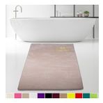 Bonny Home 120x180 cm Elite Vizon Peluş Kaymaz Tabanlı Pufidik Banyo Halısı