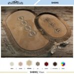 Bonny Home 2'li Vizon Shems Dantelli ve Saçaklı Klozet ve Banyo Halısı