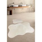 Bonny Home Anatolia 2'li Banyo Paspası Seti, 80x140 50x70 cm, Vizon, Kaymaz Tabanlı Klozet Takımı