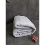 Bonny Home Aurora Gri Çift Kişilik Welsoft Peluş Battaniye - 185 x 220 cm