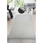 Bonny Home Bubble Krem Spor Saçaklı Halı, 200x300 cm, Modern Yumuşak Peluş