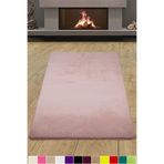 Bonny Home Elite Pudra Peluş Halı, Kaymaz Taban, 80 x 700 cm, EliteLaserPudra