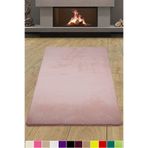 Bonny Home Elite Pudra Pembe Çocuk Odası Halısı, 80 x 600 cm, Peluş, Kaymaz Yolluk