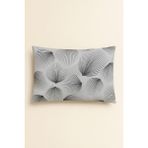 Bonny Home Indiba Gri Desenli 2 Li Yastık Kılıfı Pamuklu Kumaş Fermuarlı - 50 X 70