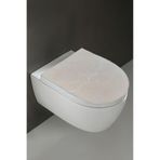 Bonny Home Klozet Kapak Örtüsü, Peluş Vizon, 40 x 45 cm