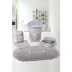 Bonny Home Lisa Kirli Gri Çamaşır sepeti seti