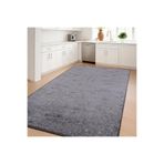 Bonny Home Nova Antrasit Leke Tutmaz Yıkanabilir Kaymaz Taban Mutfak Halısı, 200x330 cm